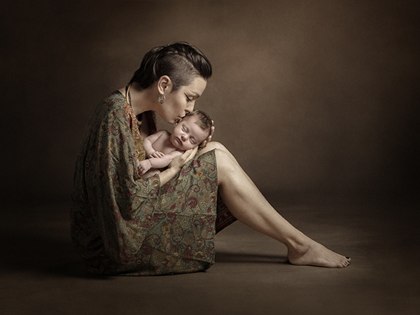 maternidad, madre, beso, bebé, fotografía seguimiento embarazo, bebé
