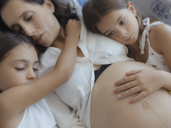 fotografía de embarazo en el hospital, barcelona, mataró, laura espadalé