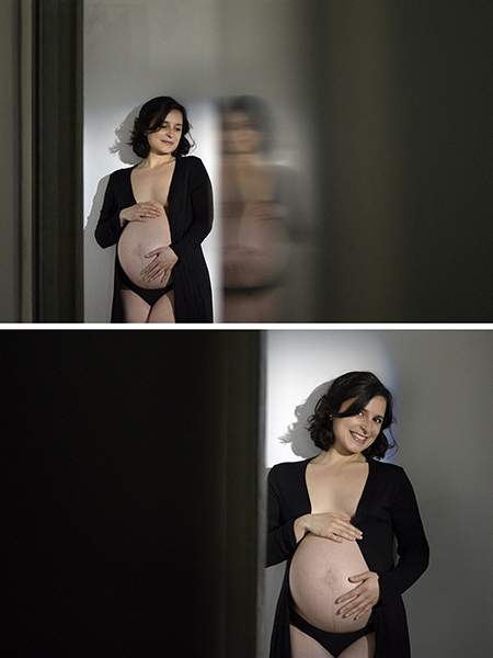 fotografía embarazada, laura espadale, mujer, embarazo, desnudo, estudio, barcelona
