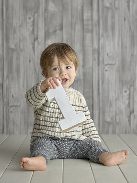 Fotografía Primer Año Pastel — número uno, 12 meses