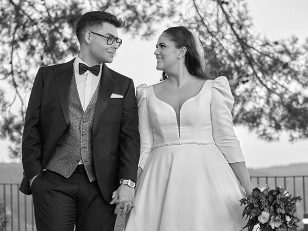 fotografía pareja divertida, boda, vestido novia, laura espadale