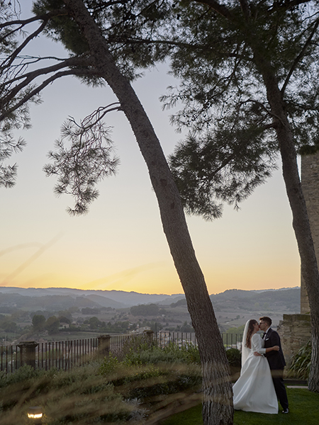 fotografía de boda, atardecer, castell de tous, laura espadale