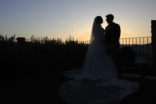 fotografía de boda, atardecer, castell de tous, laura espadale