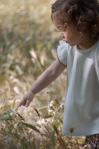 fotografía familia bosque, infantil, flores