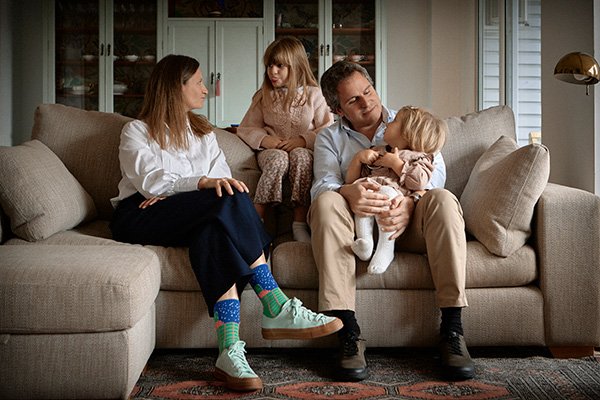 Fotografía documental de familia en Barcelona