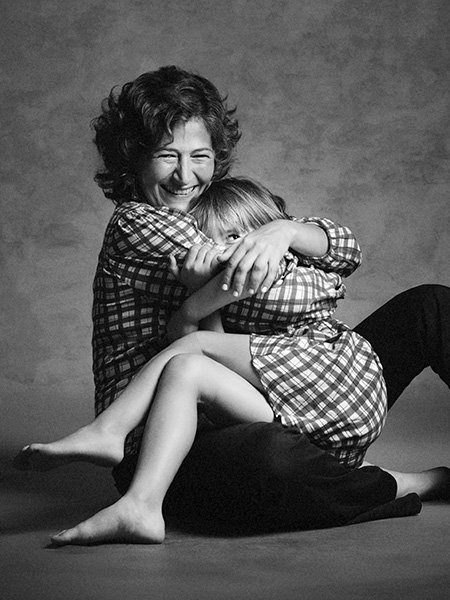 fotografía divertida familia