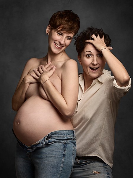 sesión de fotos maternidad