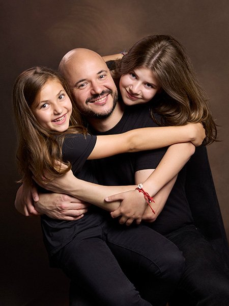 fotografía familia Barcelona