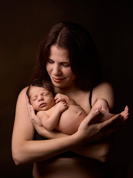sesión de fotos embarazo y bebé