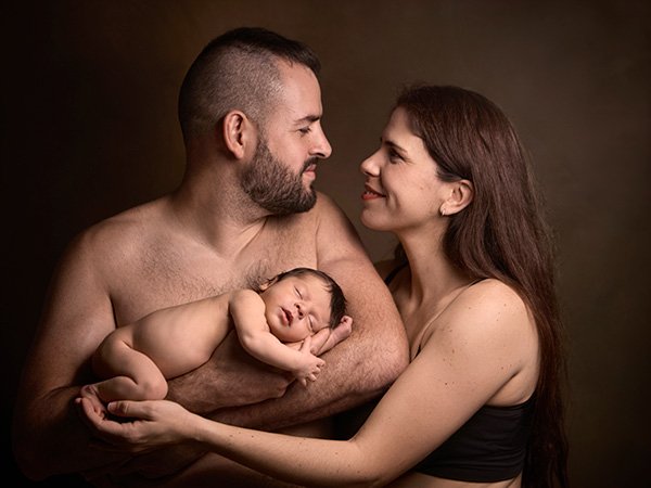 sesión de fotos embarazo y bebé